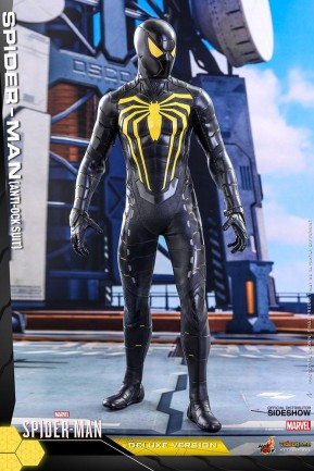 Hot Toys Spider-Man (Anti-Ock Suit) Deluxe Sixth Scale Figure - 906796 - Video Game Masterpiece Series - Marvel's Spider-Man - Thumbnail