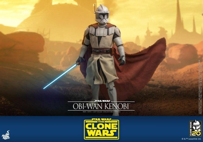 Hot Toys Obi-Wan Kenobi Sixth Scale Figure 906713 TMS095 Star Wars / The Clone Wars