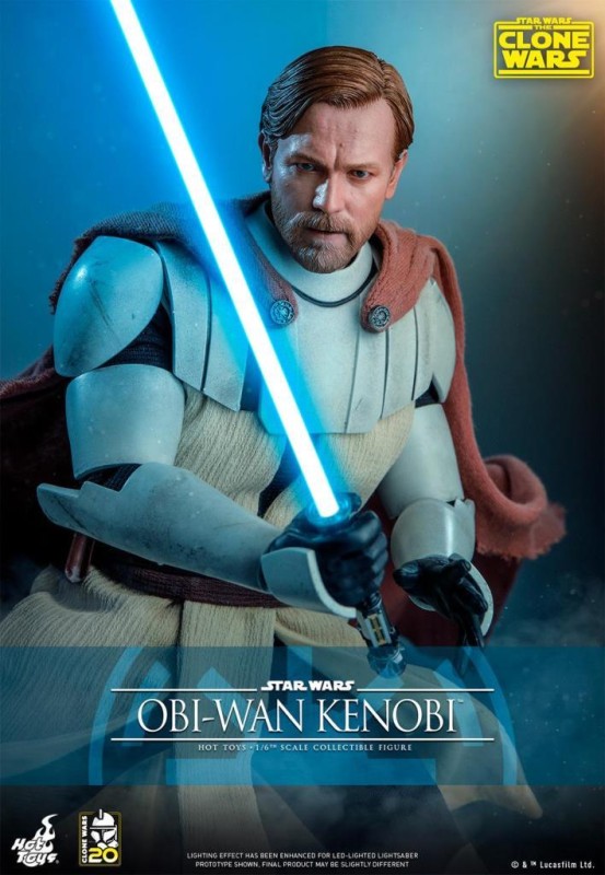 Hot Toys Obi-Wan Kenobi Sixth Scale Figure 906713 TMS095 Star Wars / The Clone Wars