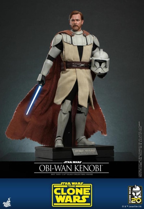 Hot Toys Obi-Wan Kenobi Sixth Scale Figure 906713 TMS095 Star Wars / The Clone Wars