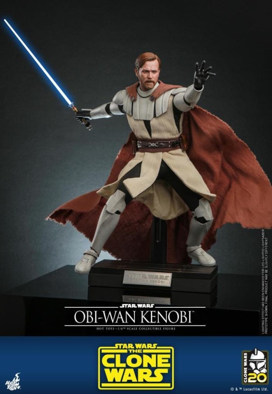 Hot Toys Obi-Wan Kenobi Sixth Scale Figure 906713 TMS095 Star Wars / The Clone Wars