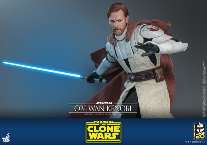 Hot Toys Obi-Wan Kenobi Sixth Scale Figure 906713 TMS095 Star Wars / The Clone Wars