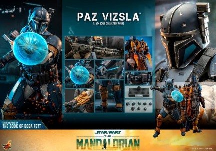 Hot Toys Paz Vizsla Sixth Scale Figure 911127 TMS097 Star Wars / The Mandalorian - Thumbnail