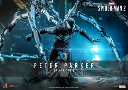 Hot Toys Peter Parker (Black Suit) Sixth Scale Figure 912582 VGM56 Marvel Comics / Marvel’s Spider-Man 2 (ÖN SİPARİŞ) - Thumbnail