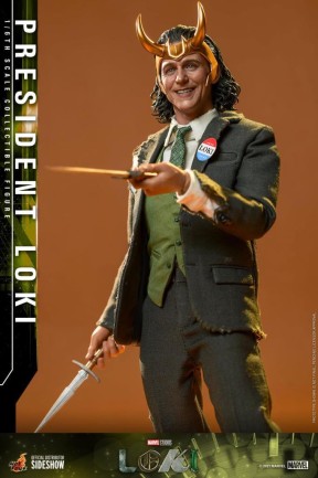 Hot Toys President Loki Sixth Scale Figure - 909392 TMS066 - Marvel Comics / Loki - Thumbnail