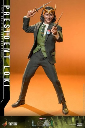 Hot Toys President Loki Sixth Scale Figure - 909392 TMS066 - Marvel Comics / Loki - Thumbnail