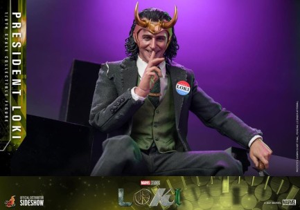 Hot Toys President Loki Sixth Scale Figure - 909392 TMS066 - Marvel Comics / Loki - Thumbnail