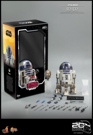 Hot Toys R2-D2 AOTC Sixth Scale Figure - 911040 - Star Wars / Episode II Attack Of The Clones - MMS651 - Thumbnail