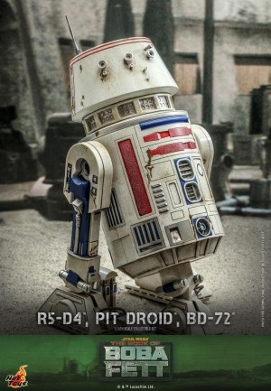 Hot Toys R5-D4 & PIT DROID and BD-72 Sixth Scale Figure Set - 904943 TMS086 - Star Wars / The Book of Boba Fett - Thumbnail