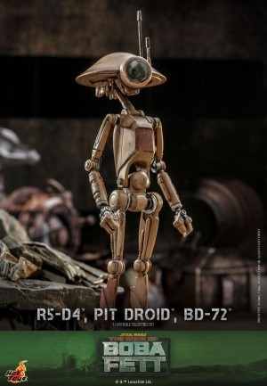 Hot Toys R5-D4 & PIT DROID and BD-72 Sixth Scale Figure Set - 904943 TMS086 - Star Wars / The Book of Boba Fett - Thumbnail