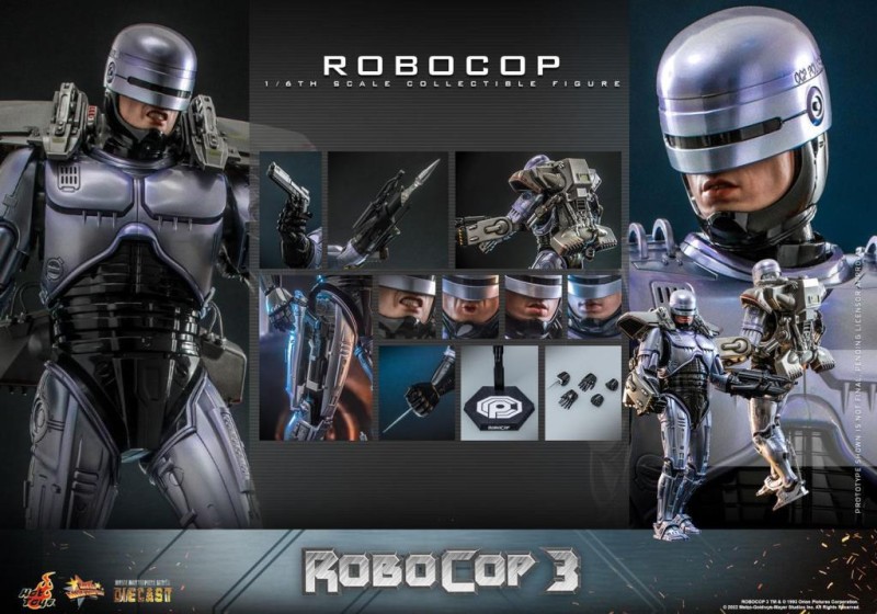 Hot Toys RoboCop Diecast Sixth Scale Figure 911580 MMS669D49 Robocop 3