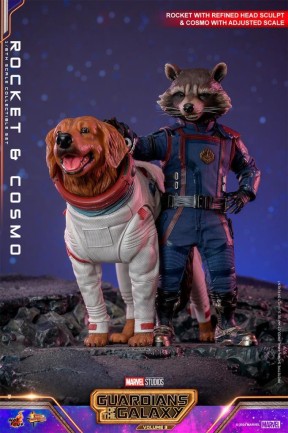 Hot Toys Rocket and Cosmo Sixth Scale Figure Set 912327 MMS708 Marvel Comics / Guardians Of The Galaxy Vol 3 - Thumbnail