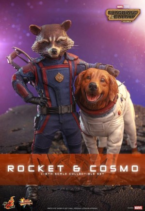 Hot Toys Rocket and Cosmo Sixth Scale Figure Set 912327 MMS708 Marvel Comics / Guardians Of The Galaxy Vol 3 - Thumbnail