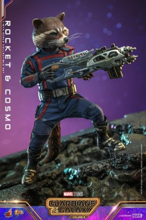 Hot Toys Rocket and Cosmo Sixth Scale Figure Set 912327 MMS708 Marvel Comics / Guardians Of The Galaxy Vol 3 - Thumbnail