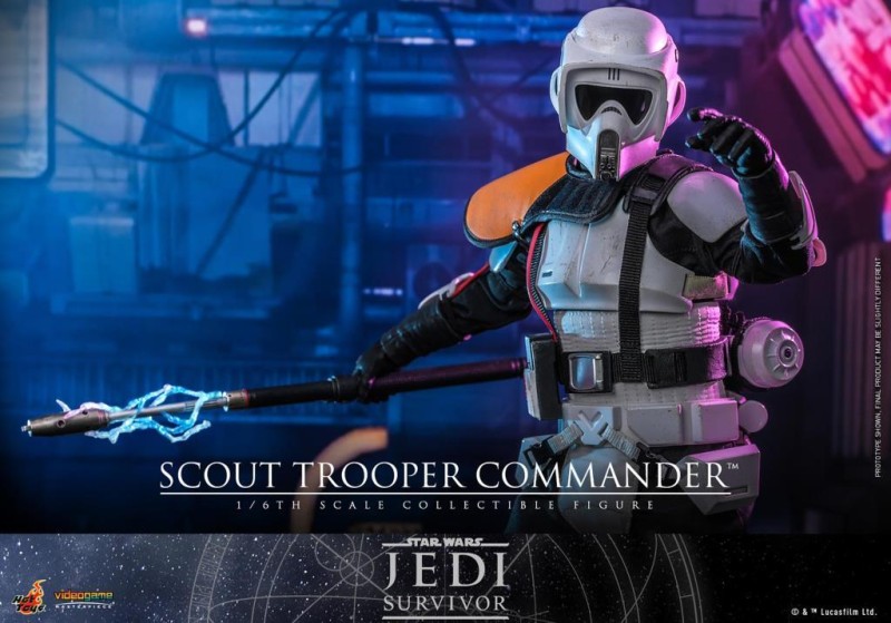 Hot Toys Scout Trooper Commander Sixth Scale Figure 912278 VGM53 Star Wars / Jedi Survivor