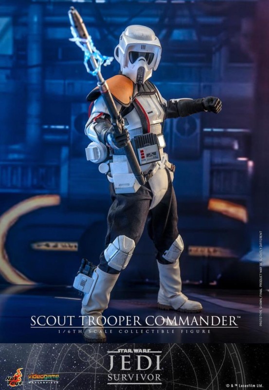 Hot Toys Scout Trooper Commander Sixth Scale Figure 912278 VGM53 Star Wars / Jedi Survivor