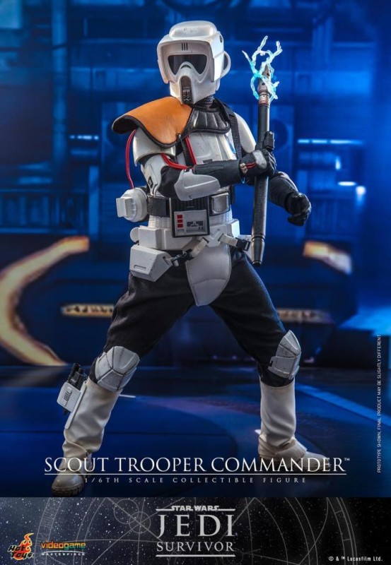 Hot Toys Scout Trooper Commander Sixth Scale Figure 912278 VGM53 Star Wars / Jedi Survivor