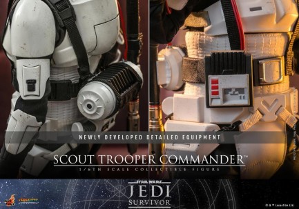 Hot Toys Scout Trooper Commander Sixth Scale Figure 912278 VGM53 Star Wars / Jedi Survivor - Thumbnail