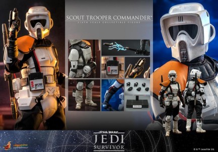 Hot Toys Scout Trooper Commander Sixth Scale Figure 912278 VGM53 Star Wars / Jedi Survivor - Thumbnail