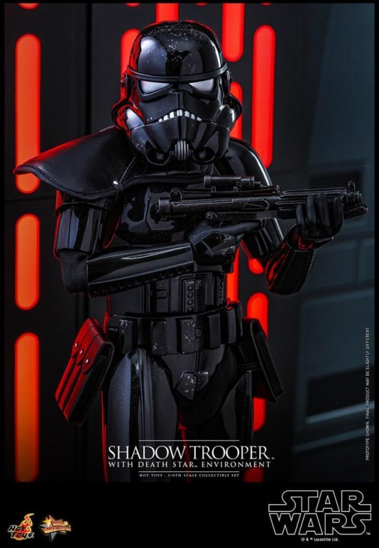 Hot Toys Shadow Trooper with Death Star Environment Sixth Scale Figure Set 913222 MMS737 (ÖN SİPARİŞ)