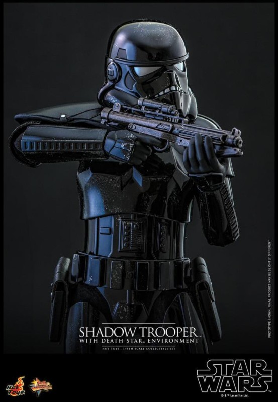 Hot Toys Shadow Trooper with Death Star Environment Sixth Scale Figure Set 913222 MMS737 (ÖN SİPARİŞ)