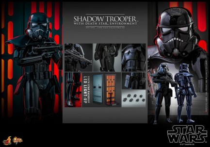 Hot Toys Shadow Trooper with Death Star Environment Sixth Scale Figure Set 913222 MMS737 (ÖN SİPARİŞ) - Thumbnail