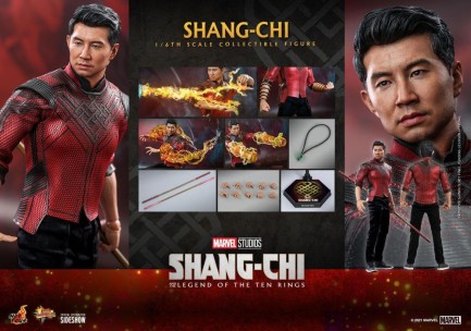 Hot Toys Shang-Chi Sixth Scale Figure - 909232 - Marvel Comics / The Legend of The Ten Rings - MMS614 - Thumbnail