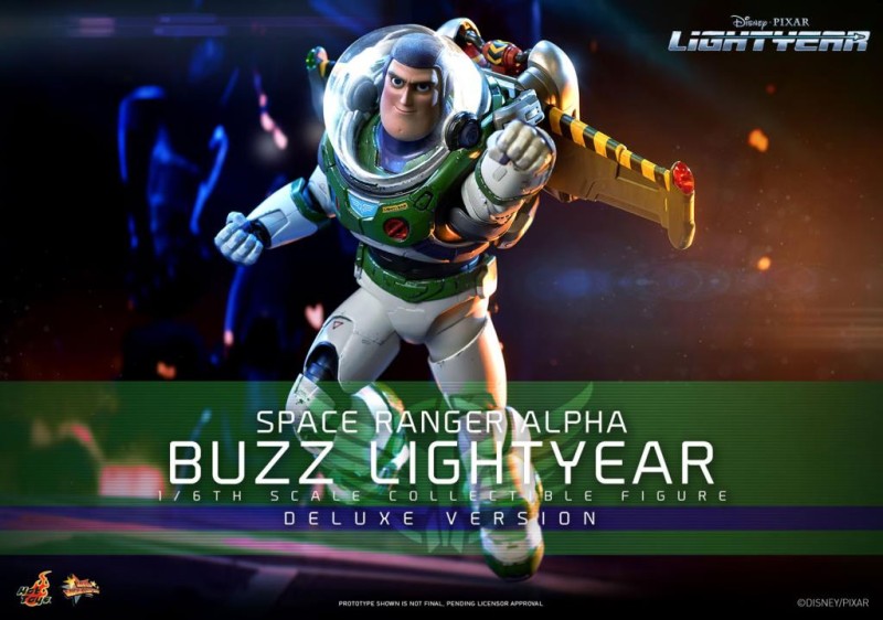 Hot Toys Space Ranger Alpha Buzz Lightyear (Deluxe Version) Sixth Scale Figure 9112682 MMS635