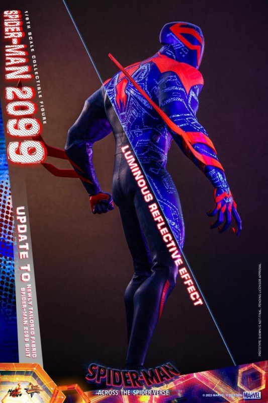 Hot Toys Spider-Man 2099 Sixth Scale Figure 912373 MMS711 Marvel Comics / Spider-Man: Across the Spider-Verse (ÖN SİPARİŞ)