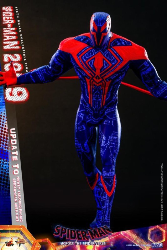 Hot Toys Spider-Man 2099 Sixth Scale Figure 912373 MMS711 Marvel Comics / Spider-Man: Across the Spider-Verse (ÖN SİPARİŞ)