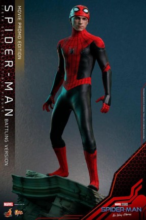 Hot Toys Spider-Man (Battling Version) Movie Promo Edition Sixth Scale Figure 909872 MMS625 - Thumbnail