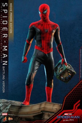 Hot Toys Spider-Man (Battling Version) Movie Promo Edition Sixth Scale Figure 909872 MMS625 - Thumbnail