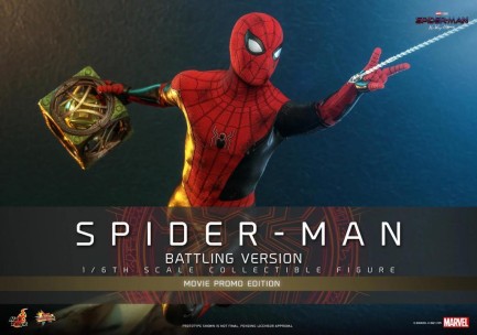 Hot Toys Spider-Man (Battling Version) Movie Promo Edition Sixth Scale Figure 909872 MMS625 - Thumbnail