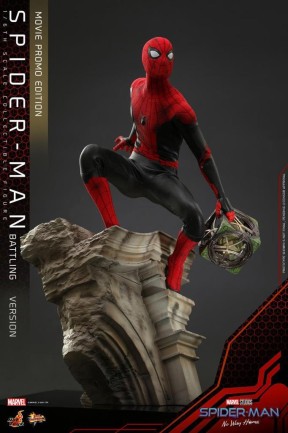 Hot Toys Spider-Man (Battling Version) Movie Promo Edition Sixth Scale Figure 909872 MMS625 - Thumbnail