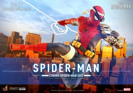 Hot Toys Spider-Man (Cyborg Spider-Man Suit) Exclusive Sixth Scale Figure VGM51 908810 - Thumbnail