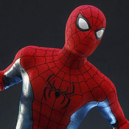 Hot Toys - Hot Toys Spider-Man (New Red and Blue Suit) (Deluxe Version) Sixth Scale Figure 9120362 MMS680