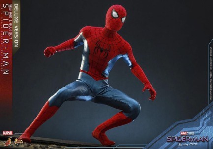 Hot Toys Spider-Man (New Red and Blue Suit) (Deluxe Version) Sixth Scale Figure 9120362 MMS680 - Thumbnail