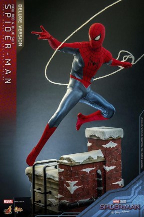 Hot Toys Spider-Man (New Red and Blue Suit) (Deluxe Version) Sixth Scale Figure 9120362 MMS680 - Thumbnail