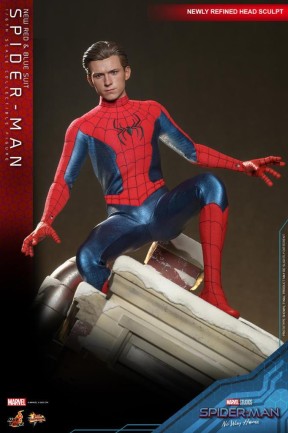 Hot Toys Spider-Man (New Red and Blue Suit) (Deluxe Version) Sixth Scale Figure 9120362 MMS680 - Thumbnail