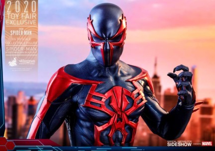 Hot Toys Spider-Man (Spider-Man 2099 Black Suit) Sixth Scale Exclusive Figure 906327 Marvel's Spider-Man VGM42 - Thumbnail