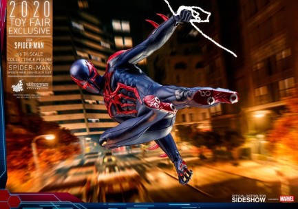 Hot Toys Spider-Man (Spider-Man 2099 Black Suit) Sixth Scale Exclusive Figure 906327 Marvel's Spider-Man VGM42 - Thumbnail