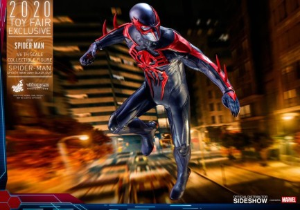 Hot Toys Spider-Man (Spider-Man 2099 Black Suit) Sixth Scale Exclusive Figure 906327 Marvel's Spider-Man VGM42 - Thumbnail