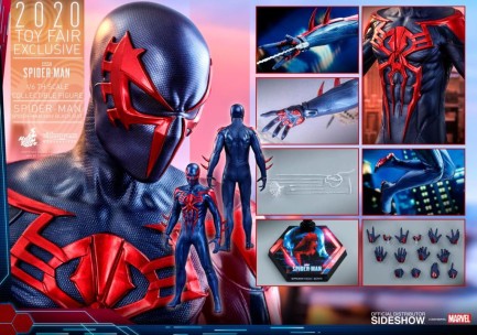 Hot Toys Spider-Man (Spider-Man 2099 Black Suit) Sixth Scale Exclusive Figure 906327 Marvel's Spider-Man VGM42 - Thumbnail