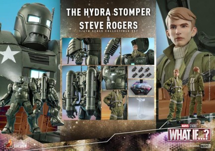 Hot Toys Steve Rogers and The Hydra Stomper Sixth Scale Figure Set - 909168 - TMS60 - Marvel Comics / What If…? - Thumbnail