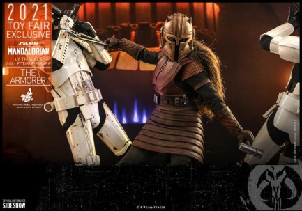 Hot Toys The Armorer Sixth Scale Exclusive Figure 908149 Star Wars / The Mandalorian Television Masterpiece Series TMS 44 - Thumbnail