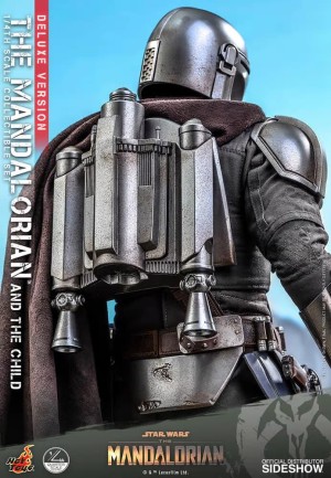 Hot Toys The Mandalorian and The Child ' Grogu ' (Deluxe) Quarter Scale Collectible Figure Set 907266 QS17 / Star Wars / The Clone Wars - Thumbnail