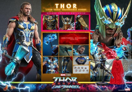 Hot Toys Thor (Deluxe Version) Sixth Scale Figure 9113092 MMS656 Marvel Comics / Thor Love and Thunder - Thumbnail