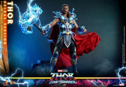 Hot Toys Thor (Deluxe Version) Sixth Scale Figure 9113092 MMS656 Marvel Comics / Thor Love and Thunder - Thumbnail