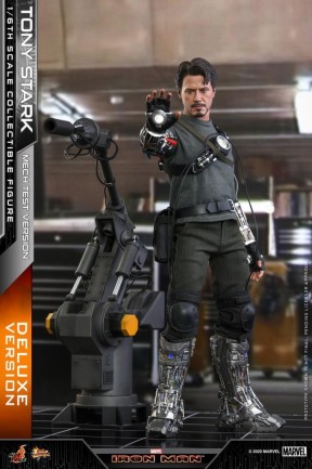 Hot Toys Tony Stark (Mech Test Deluxe Version) Sixth Scale Figure - 906793 - MMS582 - Marvel Comics / Iron Man - Thumbnail