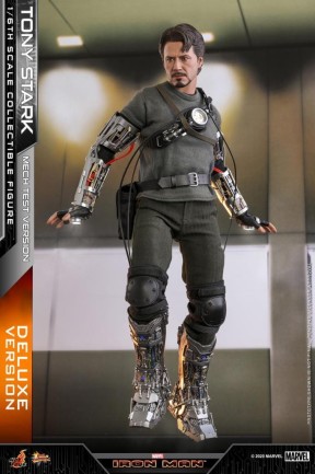 Hot Toys Tony Stark (Mech Test Deluxe Version) Sixth Scale Figure - 906793 - MMS582 - Marvel Comics / Iron Man - Thumbnail